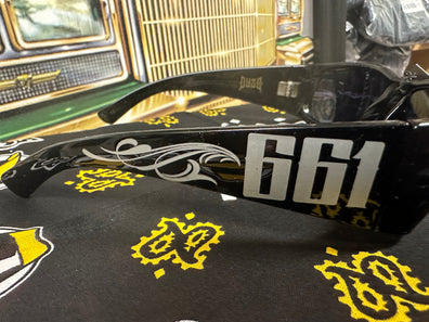 Lowrider Shades with 661 on each side Locs sunglasses - Chicano Spot